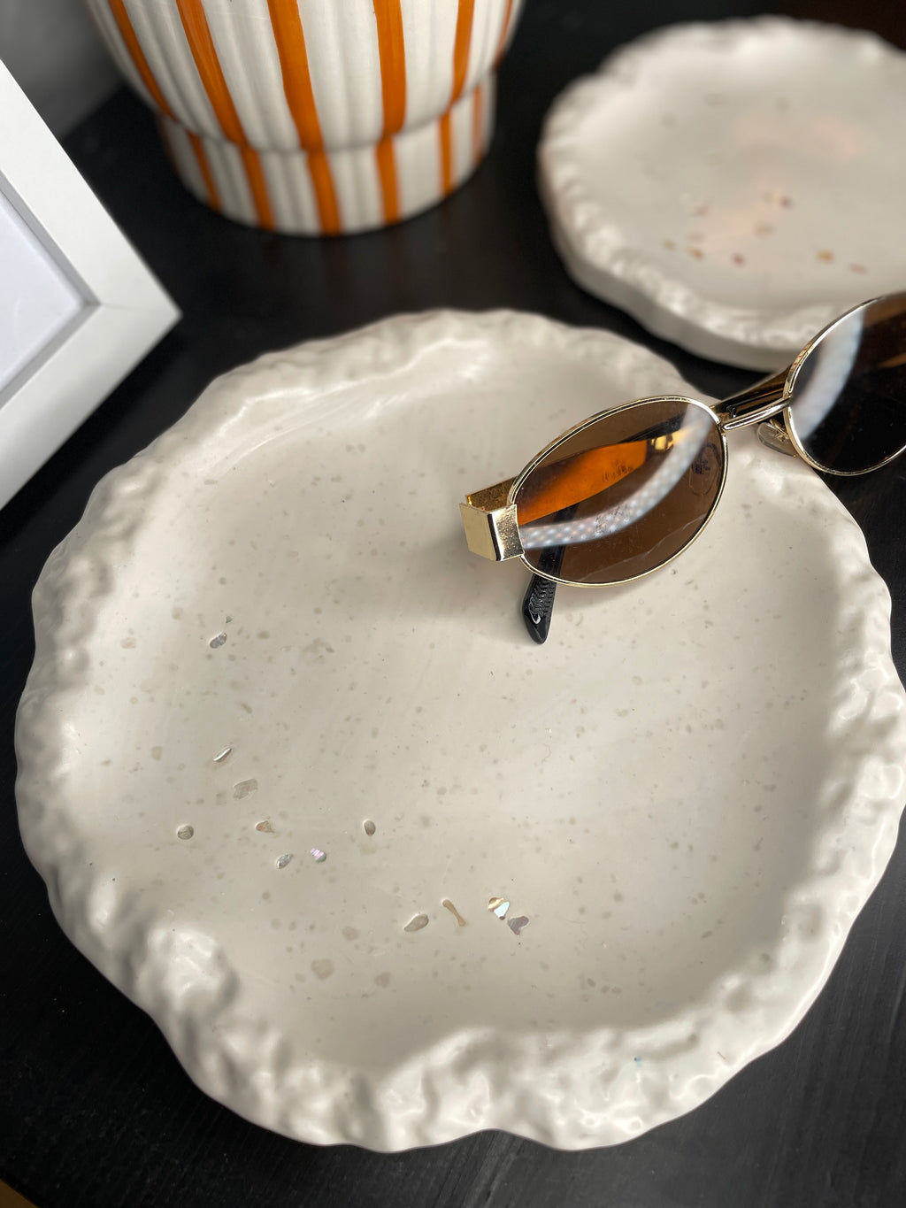 Lot de plateaux nacrés