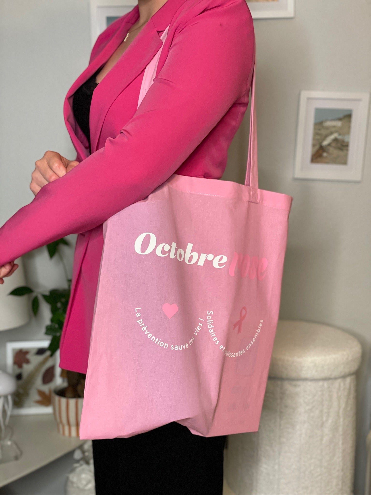 Totebag octobre rose