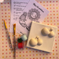Kit peinture sur toile - cerise