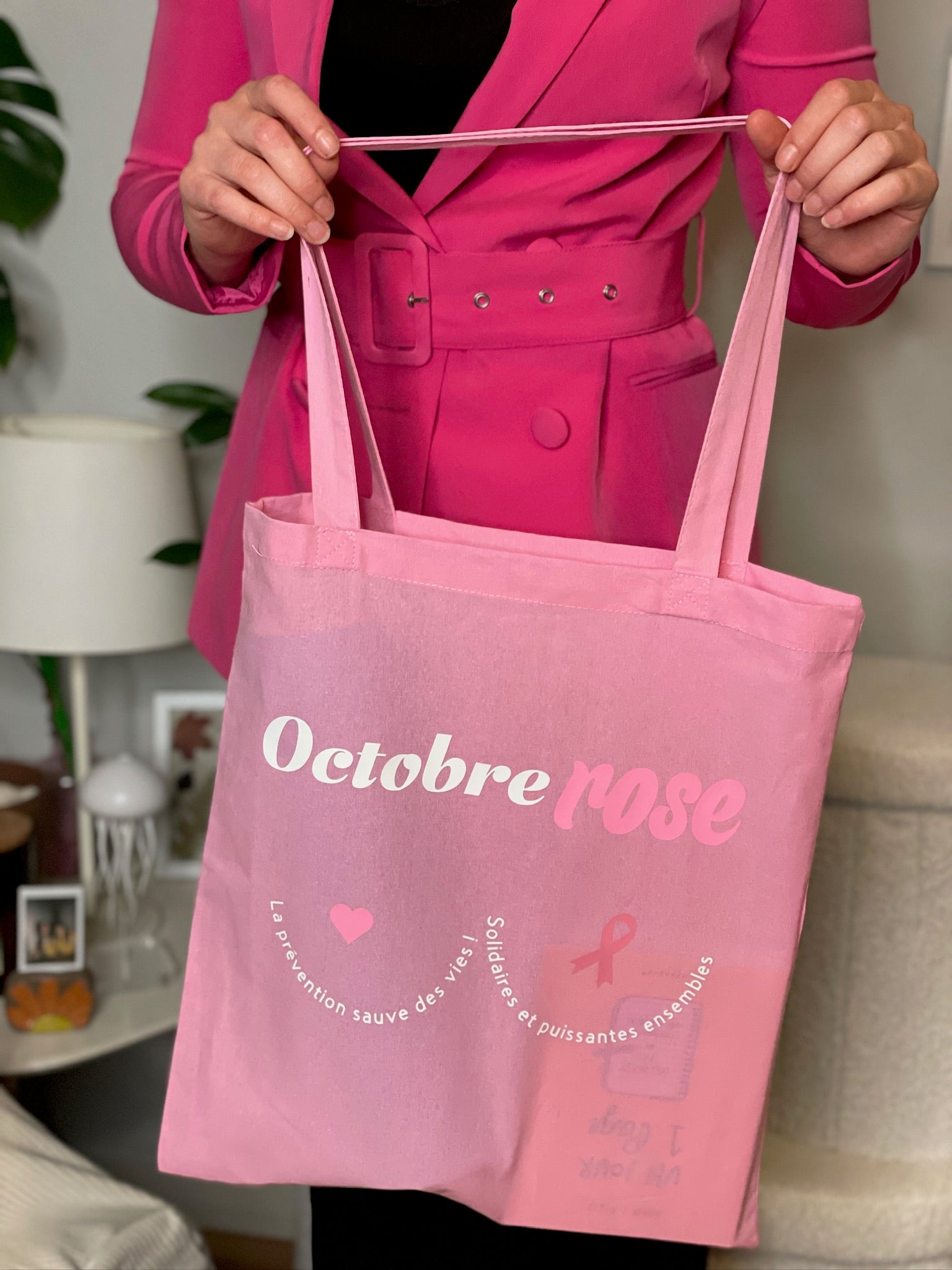Totebag octobre rose